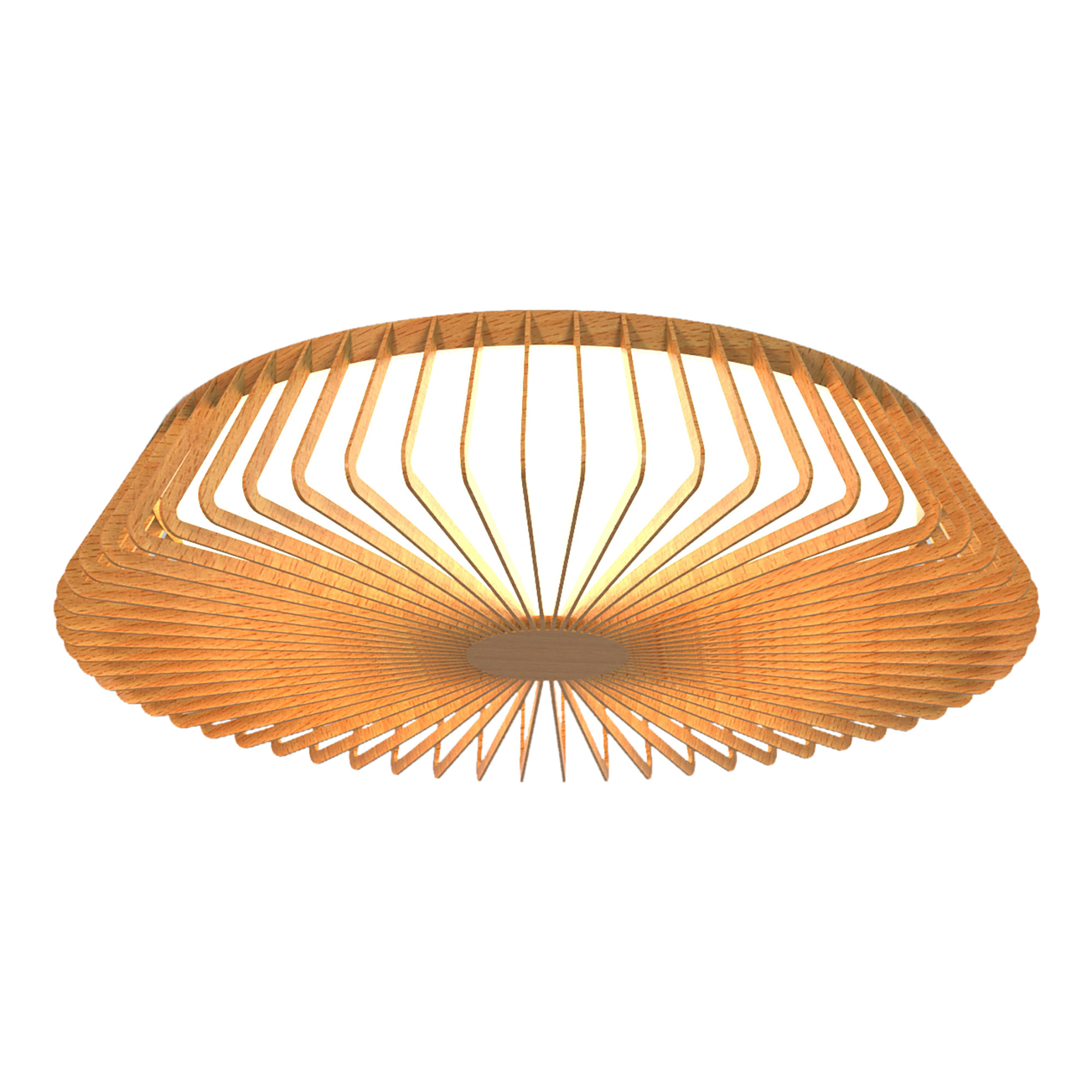 M7964  Himalaya Ceiling (Light Only) Dimmable 80W LED Wood